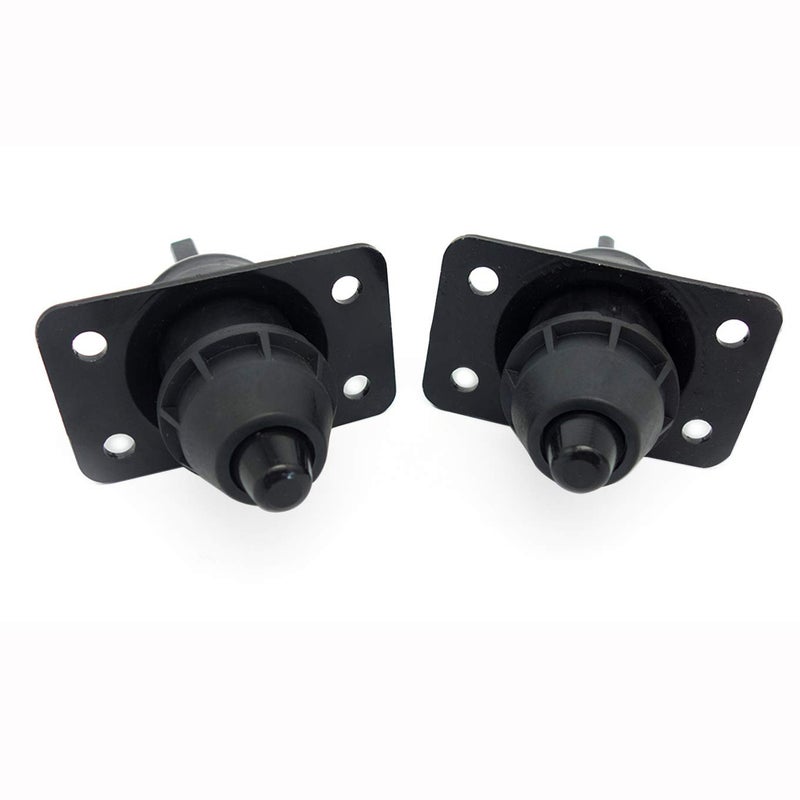 KOXUYIM Hood Release SET (4 PCS) Upper & Lower Latches  Fit for Volvo Truck VN VNL(#20498998) (#20565619) (#8074938) Black - Image 4